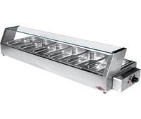 Warmhoudvitrine (Cap.Gn1/3X6-40Mm) | Stilfer | 527012