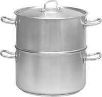 Pujadas Stoom-Kookpan Ø28cm, 10 liter, RVS,  720220