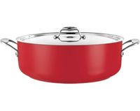 Pujadas Kookpan Laag Ø28cm, 5,8 liter, RVS, 720587