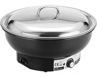 Elektrische Chafing Dish - Met Deksel en Voedselpan - 7 Liter - Ø40 cm - 861085