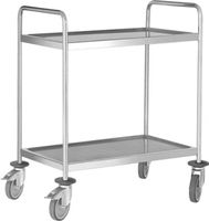 Pujadas Serveerwagen (Cap.2X 80X50Cm), RVS, 898035