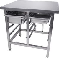 Werktafel 90cm - 8x GN1/1 - EMGA 921008