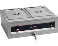 Bain Marie Gn 1/1X2-200Mm | MaxPro | 921251