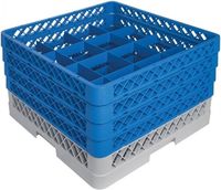 Bekerglaskorf CR-16 M/Opzet (3X CR-16 + 1X CR-0) - CaterRacks CR1614