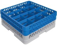 Voetglazenkorf CR-16 M/Opzet (2X CR-16) - CaterRacks CR1622