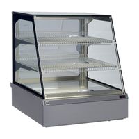 Snackstogo Koelvitrine, zelfbediening | 24/7 gebruik | RVS + veiligheidsglas | 2x Gn1/1 | Gastro-Inox 106.510