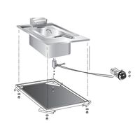 Gastro-Inox "drop-In" Friteuse 10 Liter, 40 cm 9kw, Gastro-Inox 160.517