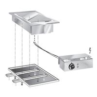 Gastro-Inox "drop-In" Bakplaat 40 Cm, Verchroomd Bakoppervlak, Met Aansluitblok, Gastro-Inox 160.532