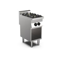 Mareno M0-700 Line Gaskooktoestel, 2 Branders, 40cm - Gastro-Inox 170.401