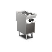 Mareno M0-700 Line Kooktoestel 2 Ronde Kookplaten, 40cm - Gastro-Inox 170.406