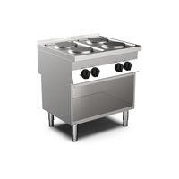 Mareno M0-700 Line Kooktoestel 4 Ronde Kookplaten, 80cm - Gastro-Inox 170.407