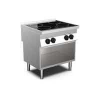 Mareno M0-700 Line Inductie Kookplaat 4 Kookzones, 80cm - Gastro-Inox 170.413