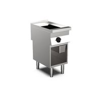 Mareno M0-700 Line Gasbakplaat Met Gladde Verchroomde Gladde Plaat, 40cm - Gastro-Inox 170.432