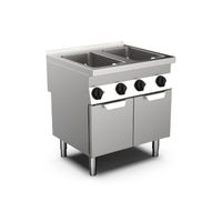 Mareno M0-700 Line Elektrische Pastakoker 80cm, 2x GN1/1, 2x 28 Liter, Staand Model - Gastro-Inox 170.454