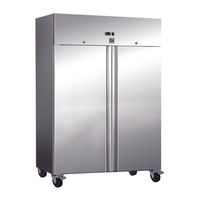 Gastro-Inox RVS Koeling 1200 Liter, Geforceerd Gekoeld, Gastro-Inox 201.014