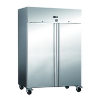 Gastro-Inox RVS Koeling 1200 Liter, Geforceerd Gekoeld, Gastro-Inox 201.014