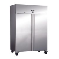 Gastro-Inox RVS Vriezer 1200 Liter, Geforceerd Gekoeld, Gastro-Inox 201.015