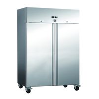 Gastro-Inox RVS Vriezer 1200 Liter, Geforceerd Gekoeld, Gastro-Inox 201.015