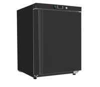 Gastro-Inox Zwart Stalen Vriezer 200 Liter, Statisch Gekoeld - 201.205