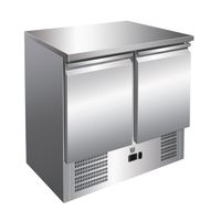 Gastro-Inox RVS Werkbank Met 2 Deuren, Geforceerd Gekoeld, Gastro-Inox 202.010