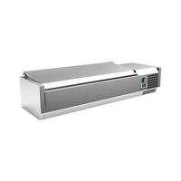Gastro-Inox RVS Opzetkoeling 5x GN 1/4 Met Deksel, Gastro-Inox 209.121
