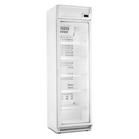 Marecos Wit Stalen Display Koeling met Glasdeur en Verlichte Banner 400 Serie - 224.004