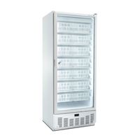 Marecos Wit Stalen GN 2/1 + 600x400mm Vriezer met Glasdeur, 500 Serie - 224.016