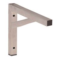 Gastro-Inox Muursteun van RVS voor Werkblad Tot 700mm Diep - 301.098