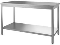 Gastro-Inox Werktafel van RVS met Onderblad, 1200(l)x700(d)x880(h)mm - 301.106