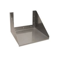 Gastro-Inox Wandplank van RVS voor Ovens/magnetrons, 600(b)x500x(d)x290(h)mm - 303.402