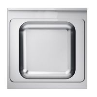 Spoeltafelwerkblad Roestvast Staal AISI 304 700x700x40mm - 305.360