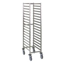 Regaalwagen GN 1/1 van Roestvast Staal AISI 304 17 Etages - 307.120