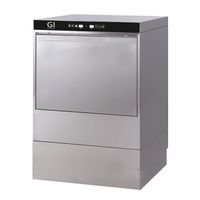 Gastro-Inox Vaatwasmachine Elektronisch Met Afvoerpomp, Zeepdispenser En Breaktank, 50x50, 230v, Gastro-Inox 400.105