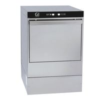 Gastro-Inox Vaatwasmachine Elektronisch Met Afvoerpomp, Zeepdispenser En Breaktank, 40x40, 230v, Gastro-Inox 400.204
