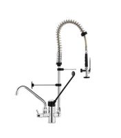 Gastro-Inox Monobloc Voorspoeldouche Met Handsfree En Zwenkkraan van 250mm. Totale Hoogte 700mm, Gastro-Inox 402.110
