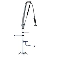 Automatische Monobloc Voorspoeldouche met Draaihendels en Zwenkkraan 1300mm - 402.113