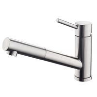 Monobloc Keuken Mengkraan met Uittrekbare Sproeikop Roestvast Staal AISI 304 - 402.304