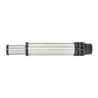 Gastro-Inox RVS Ø38mm Overlooppijp Met Eco Filter, Lengte 280mm, Gastro-Inox 402.509