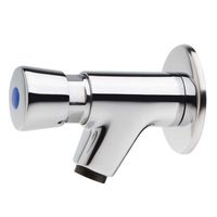 Fonteinkraan met Waterbesparende Drukknopbediening Korte Uitloop Onderzijde - 402.600