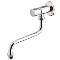 Fonteinkraan met Waterbesparende Drukknopbediening Lange Uitloop Onderzijde - 402.603