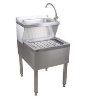 Wasbak met Afdruipbak en Kraan Roestvast Staal AISI 304 - 403.151