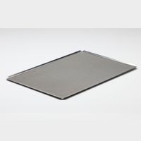 Aluminium Bakplaat 600x400mm met Open Hoeken Randen 45° - 502.035