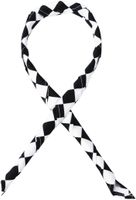 Whites halsdoek zwart-wit geruit | A261