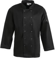 Whites Vegas unisex koksbuis lange mouw zwart L | A438-L