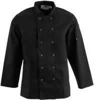 Whites Vegas unisex koksbuis lange mouw zwart M | A438-M