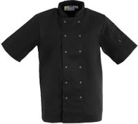 Chefstore.nl A439-4XL Whites Vegas koksbuis korte mouw zwart