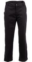 Chef Works Executive unisex koksbroek visgraat zwart L | A674-L