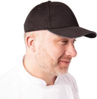 Colour by Chef Works Cool Vent baseball cap zwart en grijs | A942