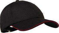 Colour by Chef Works Cool Vent baseball cap zwart en rood | A945