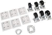 Polar Standaard en Geremde Wielen Inclusief Bevestigingen voor Vriezers (Set van 6) - AJ450